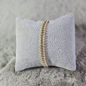 NEW | Sparkling Gold Tone Tennis Bracelet